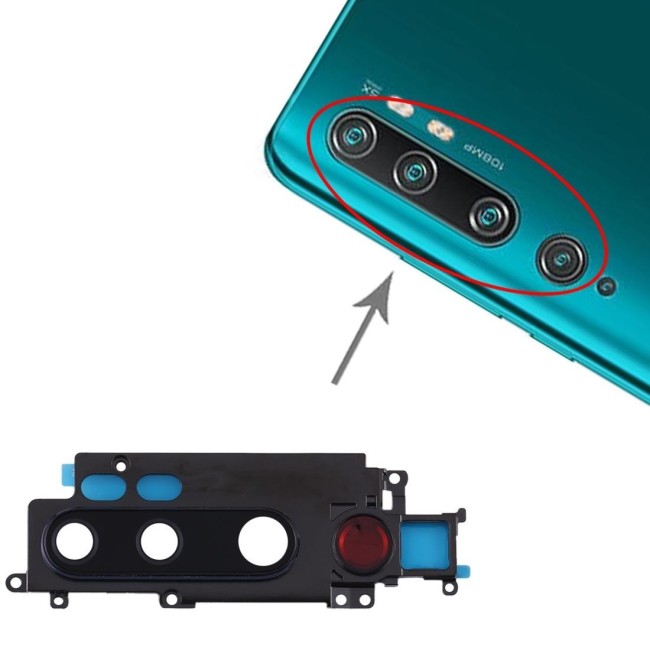 Camera Lens Cover for Xiaomi Mi CC9 Pro / Mi Note 10 / Mi Note 10 Pro (Black) at 9,08 €