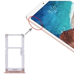SIM Karten Halter + Micro-SD Karten Halter für Xiaomi Mi Pad 4 (Gold) für 8,50 €
