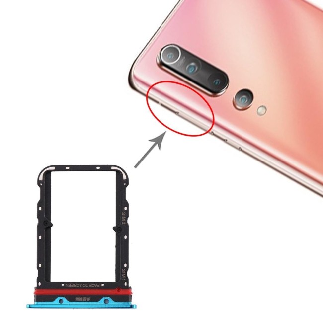 SIM Card Tray for Xiaomi Mi 10 (Blue) at 8,50 €