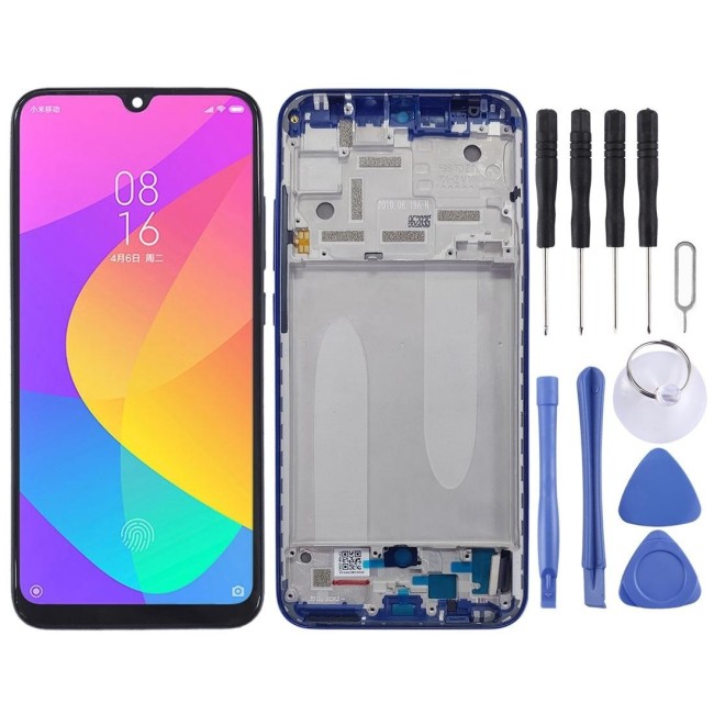 Original LCD Screen with Frame for Xiaomi Mi A3 (Blue) at 102,89 €