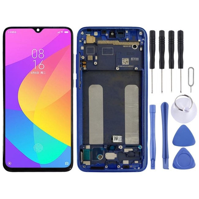Original LCD Screen with Frame for Xiaomi Mi 9 Lite (Blue) at 114,25 €