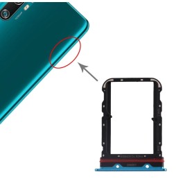 SIM kaart houder voor Xiaomi Mi CC9 Pro / Mi Note 10 / Mi Note 10 Pro / Mi Note 10 Lite (blauw) voor 8,50 €