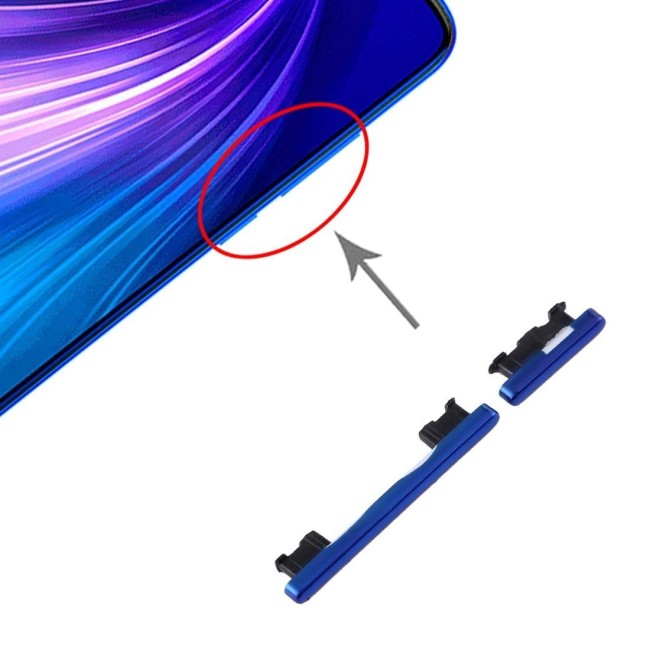 Side Keys for Xiaomi Redmi Note 8 (Blue) at 8,50 €