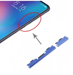 Side Keys for Xiaomi Mi 9 (Blue) at 8,50 €