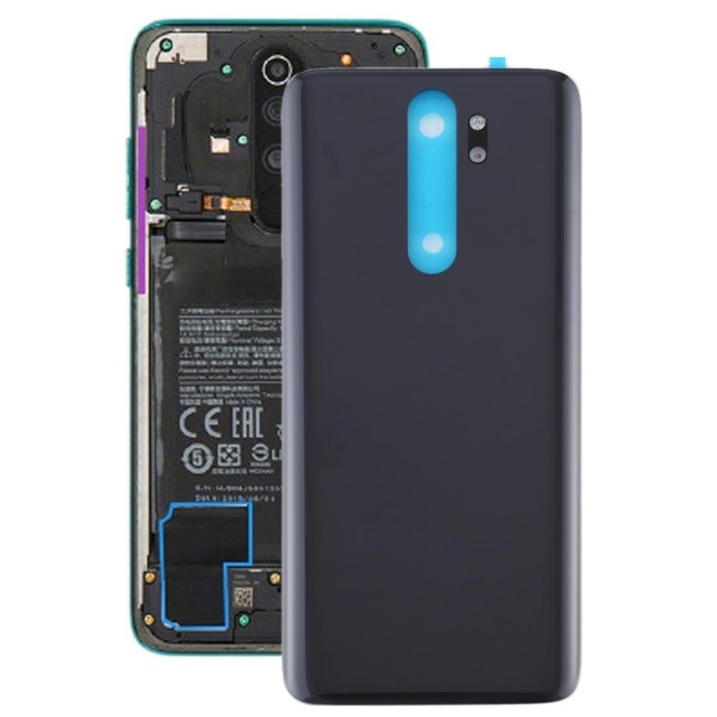 Achterkant voor Xiaomi Redmi Note 8 Pro (zwart)(Met Logo) voor 11,28 €