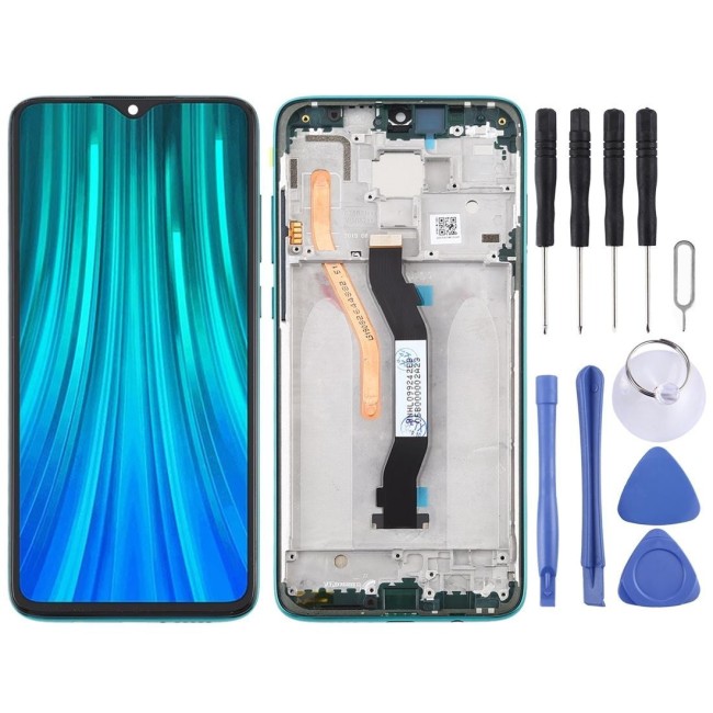 LCD Screen with Frame (Double SIM Card Version) for Xiaomi Redmi Note 8 Pro (Green) at 57,14 €