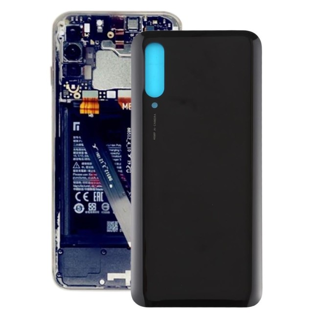 Cache arrière pour Xiaomi Mi 9 Lite (Noir)(Avec Logo) à 12,90 €