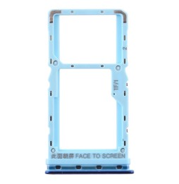 SIM + Micro SD kaart houder voor Xiaomi Mi A3 (Blauw) voor 7,90 €