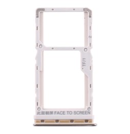 SIM + Micro SD kaart houder voor Xiaomi Mi A3 (Zilver) voor 7,90 €