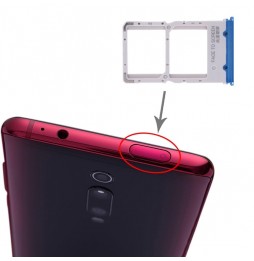SIM kaart houder voor Xiaomi Redmi K20 / K20 Pro / 9T / 9T Pro (blauw) voor 8,50 €
