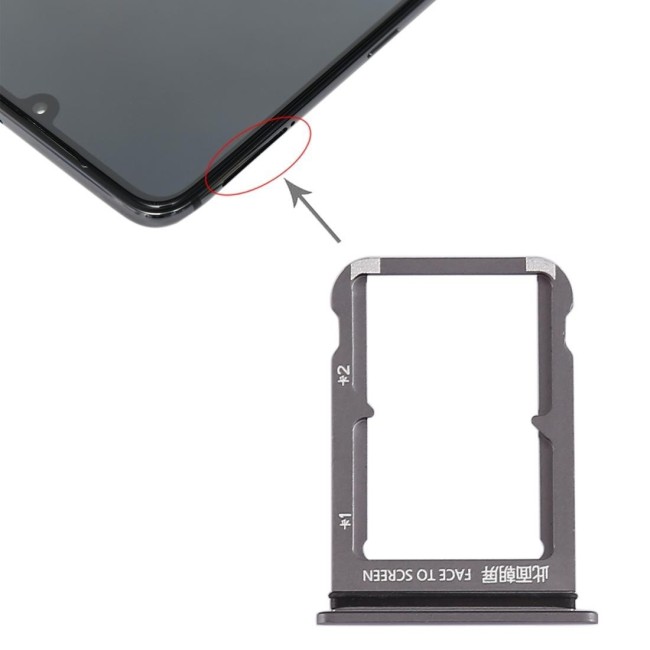 SIM kaart houder voor Xiaomi Mi 9 (grijs) voor 8,50 €