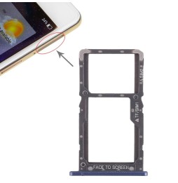 SIM + Micro SD Card Tray for Xiaomi Pocophone F1 (Blue) at 8,50 €