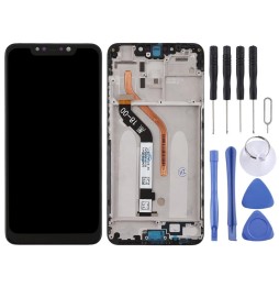 LCD Screen with Frame for Xiaomi Pocophone F1 (Black) at 74,29 €