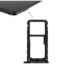 SIM Card Tray for Xiaomi Mi Max 3 (Black) at 8,90 €