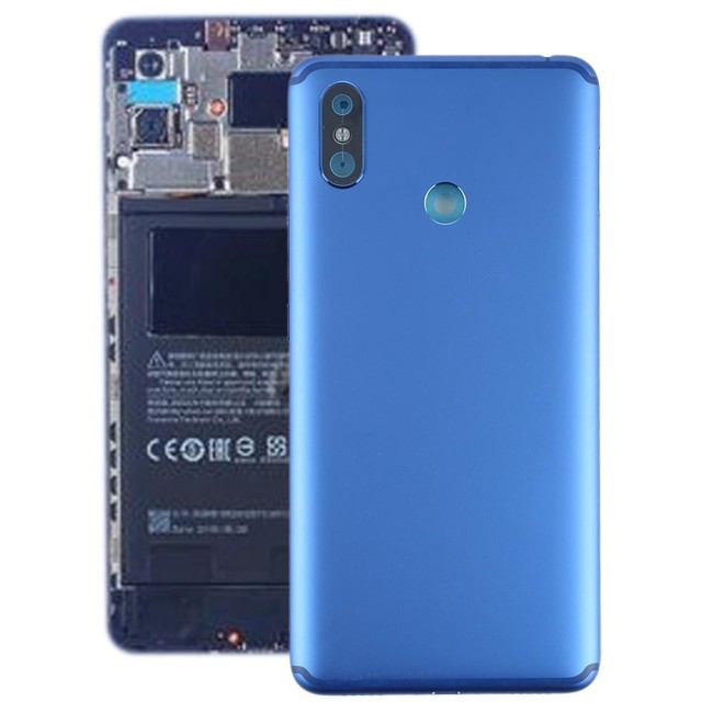Back Cover with Side keys for Xiaomi Mi Max 3 (Blue)(With Logo) at 36,90 €