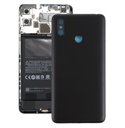 Achterkant voor Xiaomi Mi Max 3 (Zwart)(Met Logo) voor 29,60 €