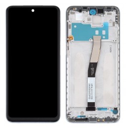 LCD Screen with Frame for Xiaomi Redmi Note 9s (Silver) at 59,79 €