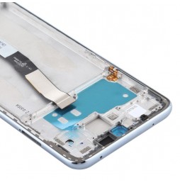 LCD-Bildschirm mit Rahmen für Xiaomi Redmi Note 9s (Silber) für 59,79 €