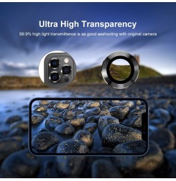 Panzerglas + Aluminium Kameraschutz für iPhone 12 Pro / Pro Max (Silber) für €13.95
