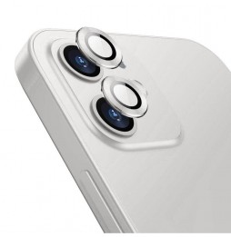 Protection caméra verre trempé + aluminium pour iPhone 12 / 12 Mini (Argent) à €13.45