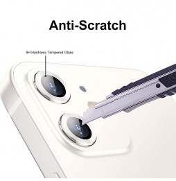 Aluminium + gehard glas camera protector voor iPhone 12 / 12 Mini (Groen) voor €13.45