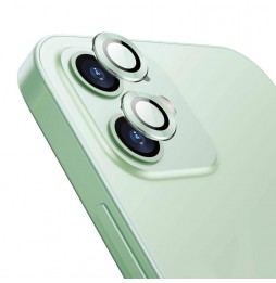 Panzerglas + Aluminium Kameraschutz für iPhone 12 / 12 Mini (Grün) für €13.45