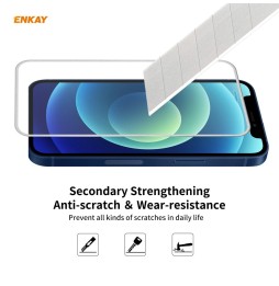 2pcs Full Coverage Tempered Glass Screen Protector with Titanium Curved Edge For iPhone 12 Mini 0.2mm 9H at 14,25 €