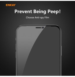 2x Anti-spy Full Screen Tempered Glass Protector for iPhone 12 / 12 Pro at €16.95