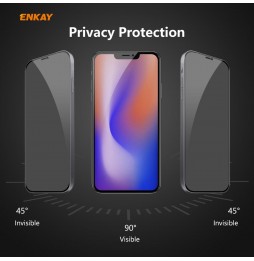 2x Protection écran anti-espion verre trempé pour iPhone 12 Mini à €16.95