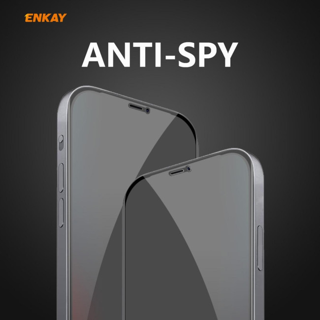 5x Protection écran anti-espion verre trempé pour iPhone 12 Pro Max