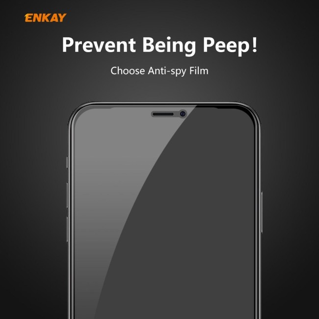 5x Anti-Spionage Vollbild Panzerglas Displayschutz für iPhone 12 Pro Max