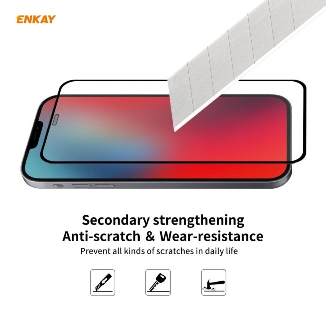 10x Full Glue Tempered Glass Screen Protector For iPhone 12 / 12 Pro