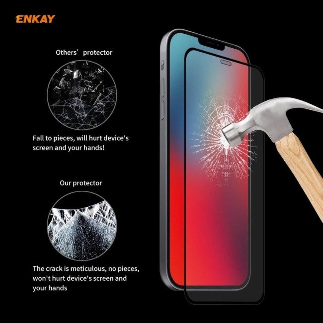 10x Full Glue Tempered Glass Screen Protector For iPhone 12 / 12 Pro