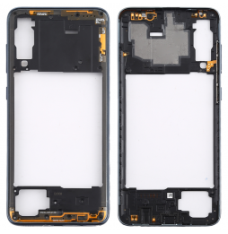 Rear Housing Frame with Side Keys for Samsung Galaxy A70S SM-A707 (Black) at 15,39 €