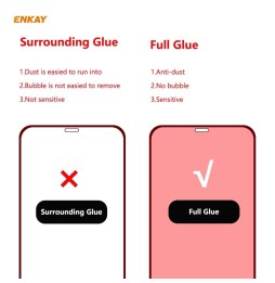 Full glue gehard glas screenprotector voor iPhone 12 / 12 Pro voor €13.95