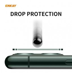 Panzerglas + Aluminium Vollständiger Kameraschutz für iPhone 11 Pro / Pro Max (Silber) für €12.95