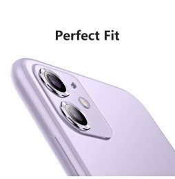Camera Protector Aluminium + Tempered Glass for iPhone 11 (Silver) at €13.95