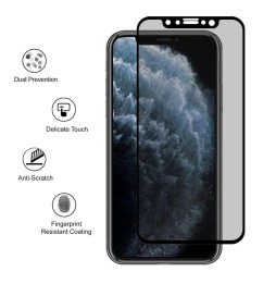 Anti-spy Full Screen Tempered Glass Protector for iPhone 11 Pro / XS / X at €15.95