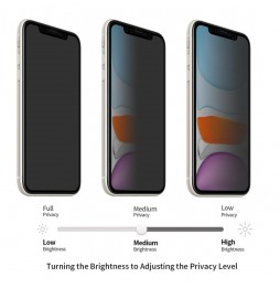 Protection écran anti-espion verre trempé pour iPhone 11 / XR à €15.95