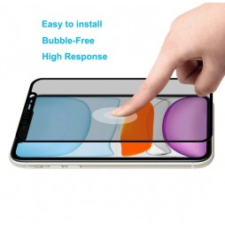 Protège écran ANTI ESPION en verre trempé 9H pour iPhone XR 11