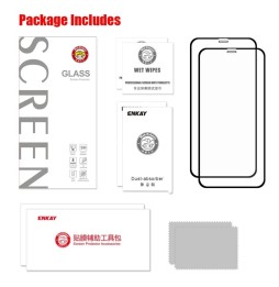 2x Full glue gehard glas screenprotector voor iPhone 11 Pro / XS / X voor €15.95