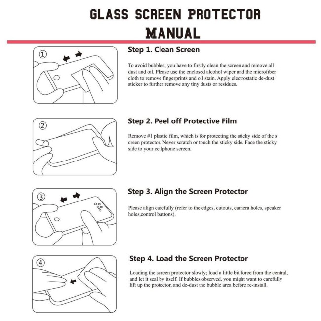 Verre Trempé iPhone 11 et iPhone XR, Adhésion Totale Full Glue 5D avec  Applicateur - Noir - Français