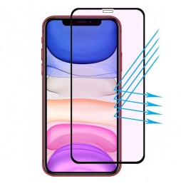 Full Glue anti blauw licht gehard glas screenprotector voor iPhone 11 / XR voor €15.95