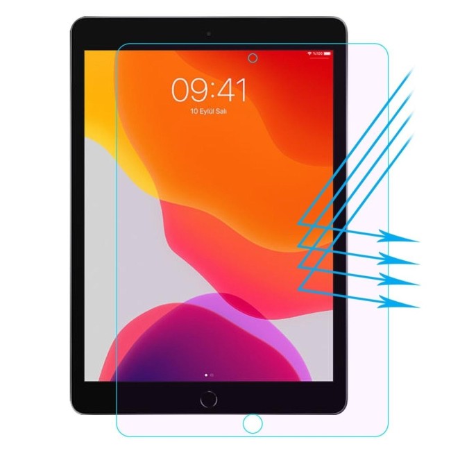 Anti blauw licht Gehard glas screenprotector voor iPad 10.2 2021 / 2020 / 2019 voor €19.95