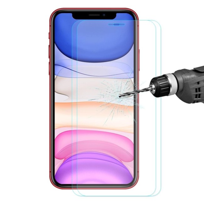 2x Tempered Glass Screen Protector For iPhone 11 / XR at €14.95