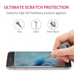 Voor + achter gehard glas screenprotector voor iPhone 7/8 voor €14.95