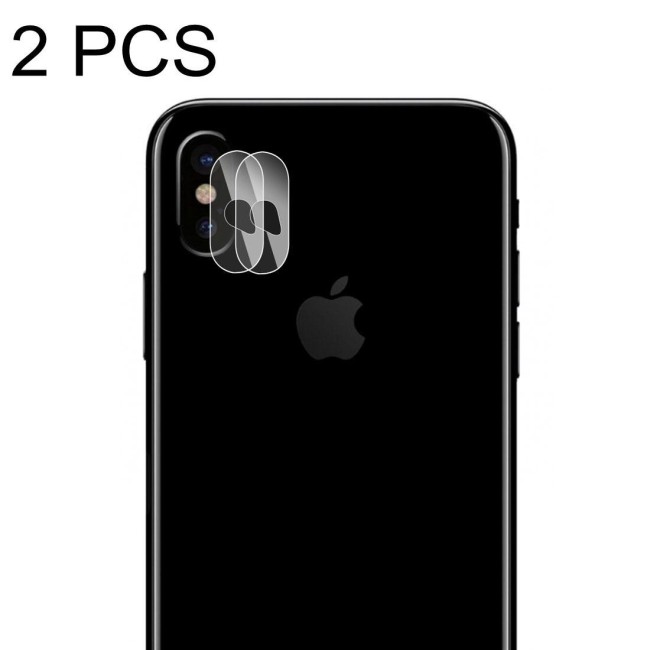 2x Camera protector gehard glas voor iPhone X / XS voor €10.58