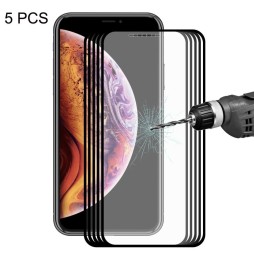 5x Full Screen Tempered Glass Protector For iPhone 11 Pro / XS / X at €22.95