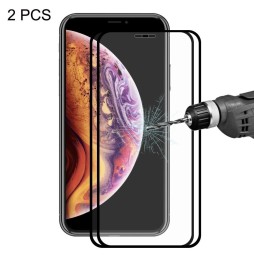 2x Full Screen Tempered Glass Protector For iPhone 11 Pro / XS / X at €16.95