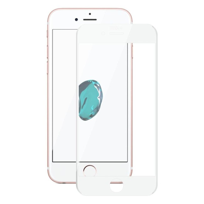 Full Screen Tempered Glass Protector For iPhone 7 / 8 Plus (White) at €15.95